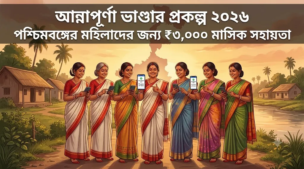 আন্নাপূর্ণা ভাণ্ডার প্রকল্প ২০২৬: পশ্চিমবঙ্গের মহিলাদের জন্য সম্পূর্ণ গাইড